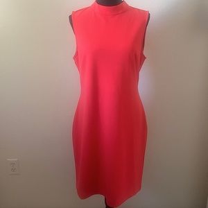 Coral colored dress
